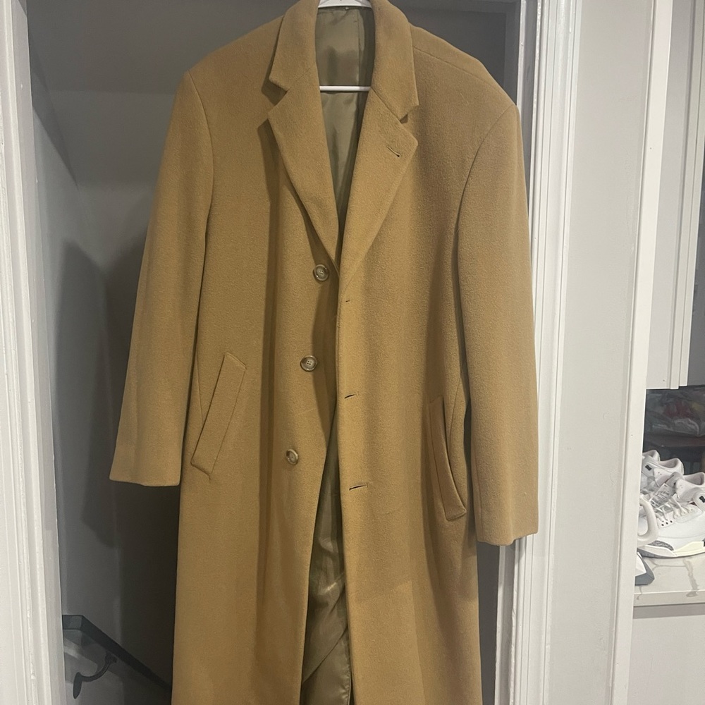 Vintage Nautica Cashmere Over Coat from the 90’s.